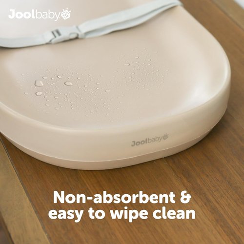 Jool Baby Waterproof Changing Pad - Easy to Clean & Portable - Large Foam Cushion in Oatmeal
