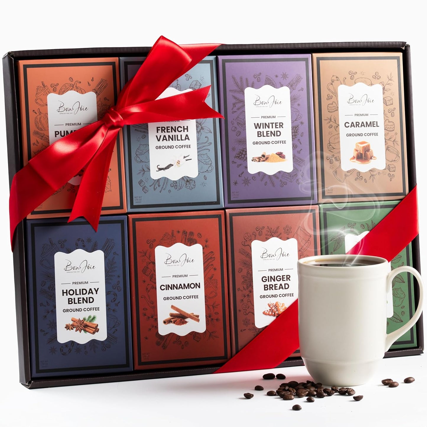 Skiennix Coffee Gift Set - Gourmet Ground Coffee Sampler for Coffee Lovers | Perfect for Men & Women