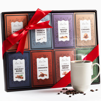 Skiennix Coffee Gift Set - Gourmet Ground Coffee Sampler for Coffee Lovers | Perfect for Men & Women