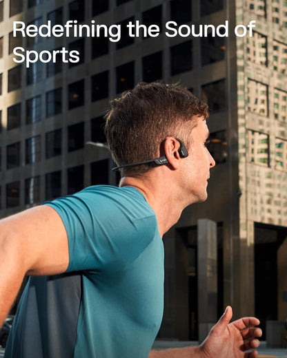 SHOKZ OpenRun Pro 2 - Bone Conduction Headphones | Wireless Sport Earphones for Running - Sweat Resistant, Deep Bass
