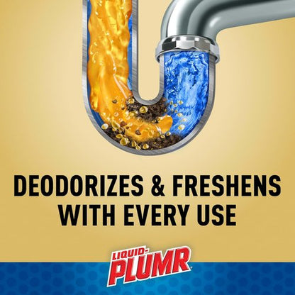 Clorox Liquid-Plumr Clog Destroyer Gel - Advanced Action for Hair & Tough Clogs | 32 fl. oz. (2 Bottles)