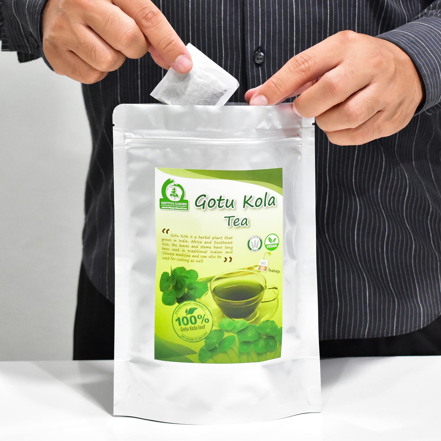 Gotu Kola Tea 60-Teabags - 1.5g X 60 Tea Bags