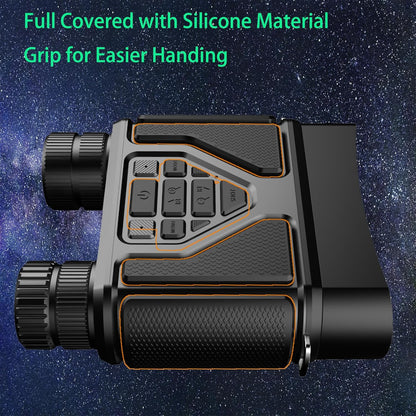 Night Vision Goggles | 8X Zoom Binoculars for Adults - Rechargeable 4000mAh Gear for Hunting & Camping