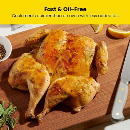 CHEFMAN Easy-View Air Fryer - 8 Qt Family Size with One-Touch Digital Control & Viewing Window