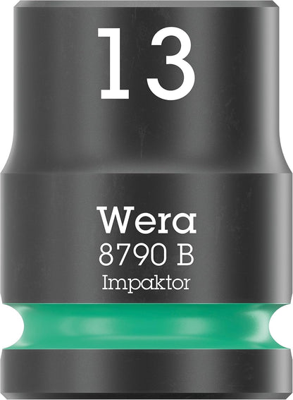 WERA - Zyklop Comfort Ratchet Set | 12-Piece Metric Set with Reversing Lever & 3/8" Drive