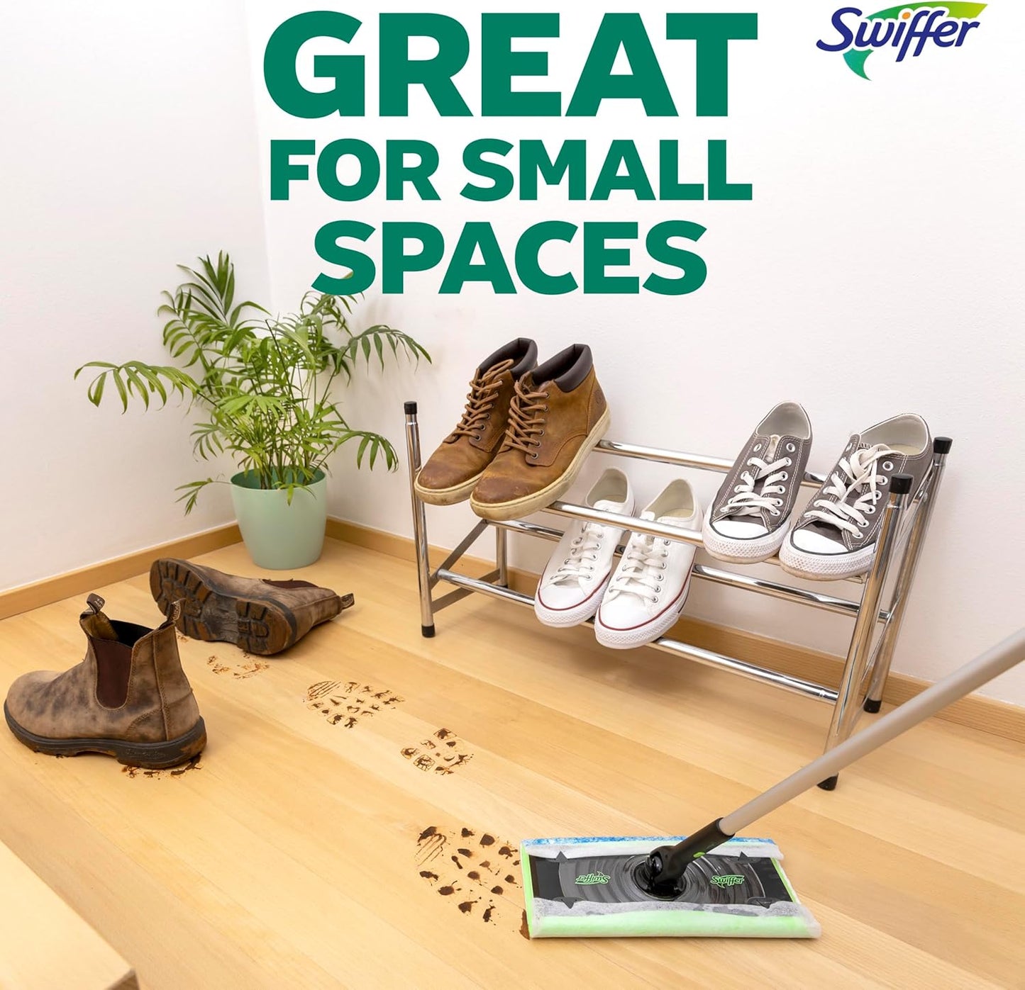 Swiffer Heavy Duty Mop Refills - Multi-Surface Cleaning Cloths with Fresh Outdoor Scent | 20 Count