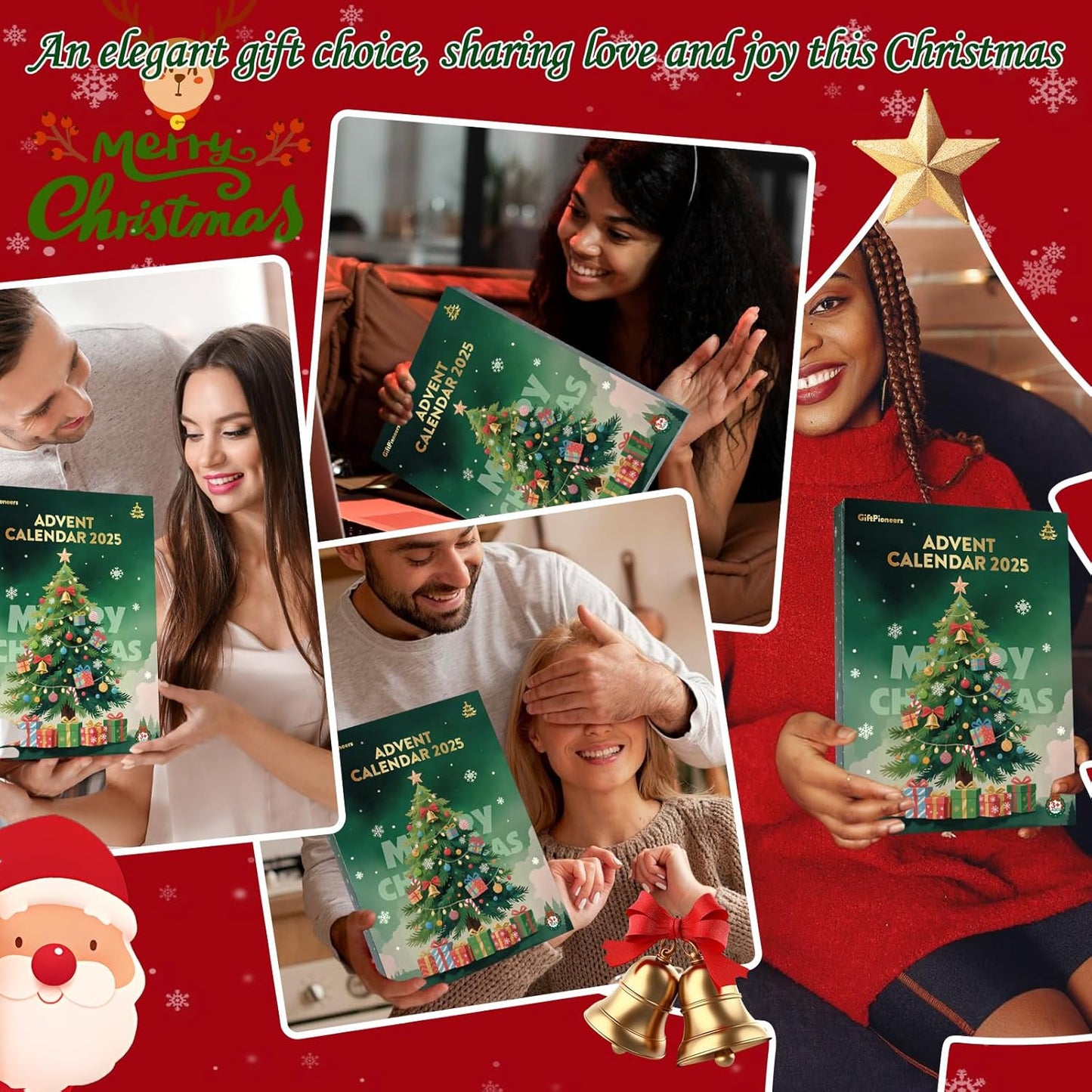 Skiennix Makeup Advent Calendar 2025 - 24-Day Christmas Beauty Countdown Set for Women & Teens