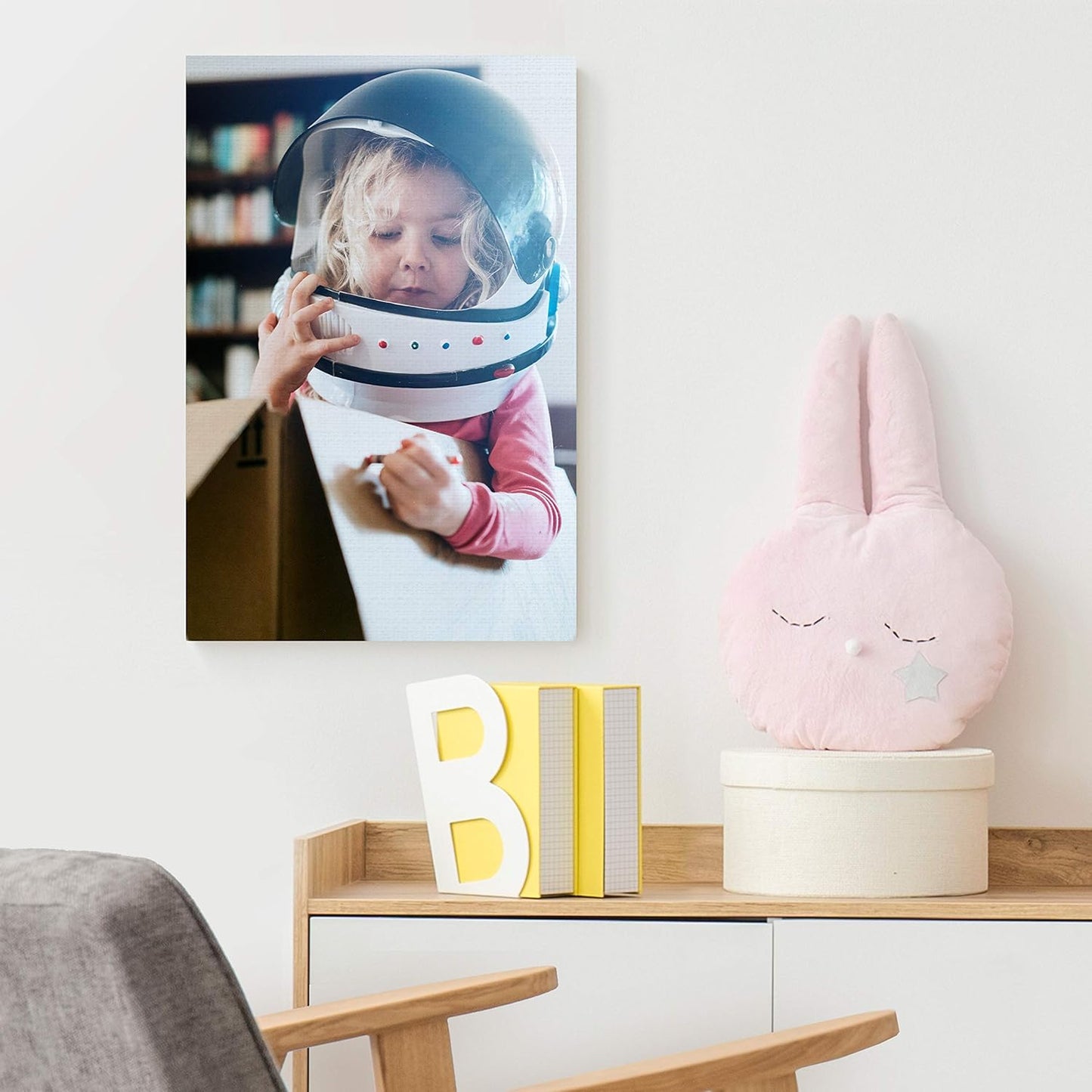Renditions Gallery Custom Photo Canvas Print - Personalized Kids, Family & Newborn Wall Art (8x12)