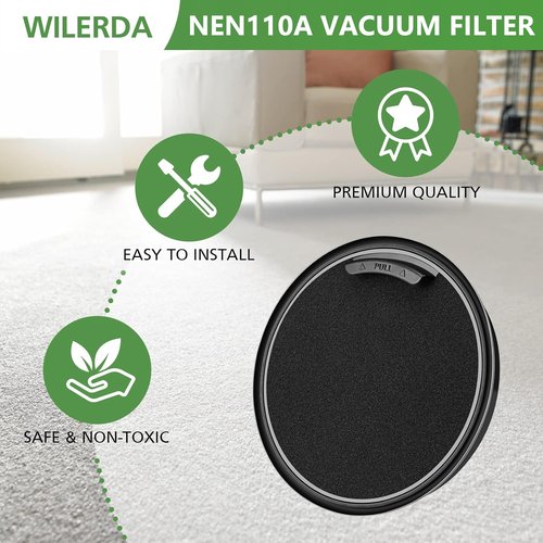 Eureka NEN110A Vacuum Filter - Inlet Frame & Sponge Filter Set | Compatible with Whirlwind Canister (4-Pack)