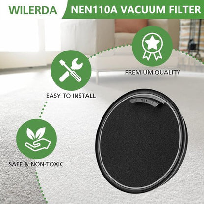 Eureka NEN110A Vacuum Filter - Inlet Frame & Sponge Filter Set | Compatible with Whirlwind Canister (4-Pack)