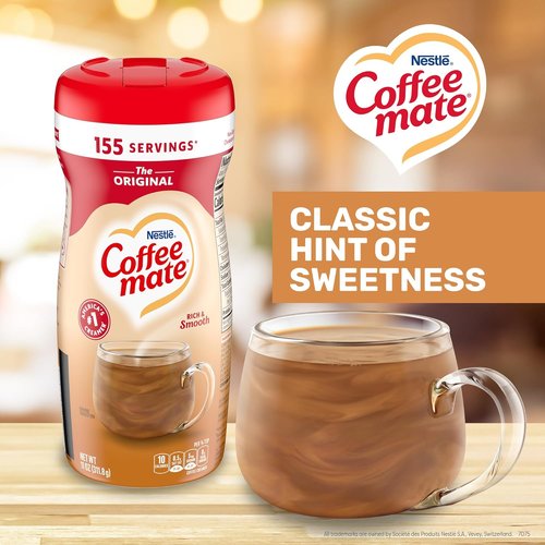 Coffee-Mate Original Powder Creamer - Creamy Flavor, Convenient 11 oz Pack of 4