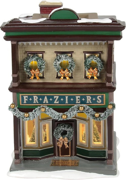 Department 56 Scenterville Village - Frazier's Fresh Wax-Warming Building & Figurine Set | 8.27 Inch, Multicolor