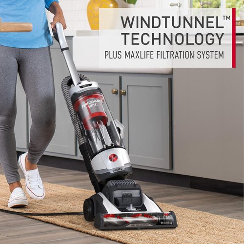 Hoover MAXLife Elite Swivel Vacuum Cleaner - Bagless, HEPA Filtration, WindTunnel Technology | Ideal for Home Use