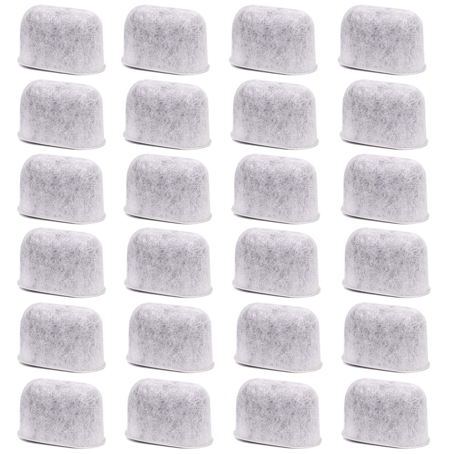 24 pack Charcoal Filters Compatible with Cuisinart Coffee Maker Filter Replacement for all Cuisinart Coffee Water Filter - Hiwater