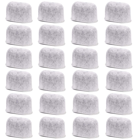 24 pack Charcoal Filters Compatible with Cuisinart Coffee Maker Filter Replacement for all Cuisinart Coffee Water Filter - Hiwater