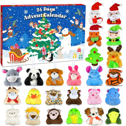 Christmas Advent Calendar 2025 by [Brand Name] - 24 Days of Surprises with Mini Plush Toys | Perfect for Kids & Teens