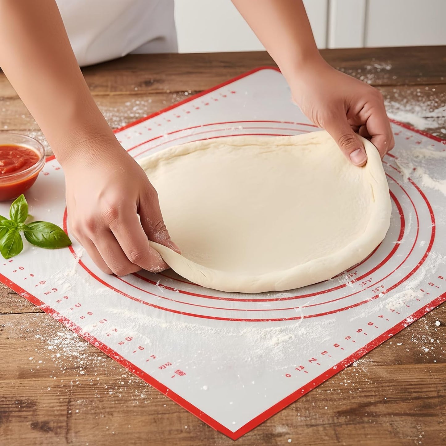 Silicone Baking Mat by Extra Large | Non-Stick, Heat-Resistant Dough & Pastry Roller – 31.5'' x 24''