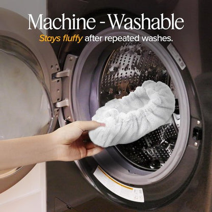 Dupray Large Rectangle Bonnets - Heavy-Duty Microfiber Steam Cleaner Pads for Deep Cleaning | Pack of 5