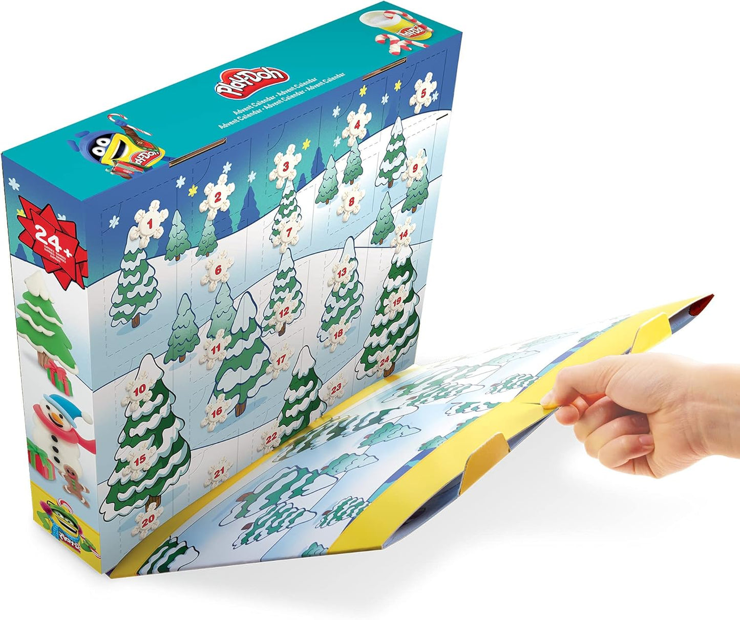 Play-Doh Advent Calendar | Fun Toy for Kids 3+ with 24 Surprises, Playmats & Non-Toxic Cans