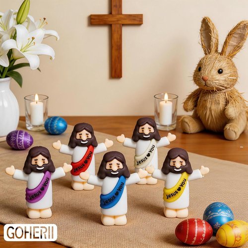 Little Jesus Figures - 30PCS Religious Mini Figurines | Perfect Easter Egg Fillers & Party Favors