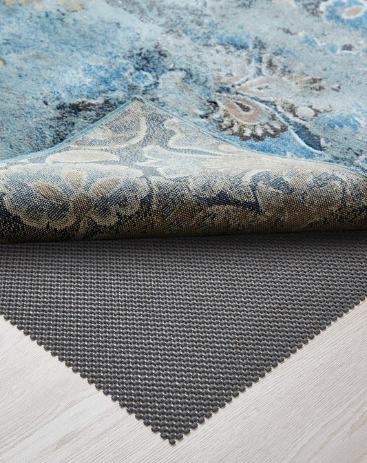Veken Rug Gripper Pad for Hardwood Floors, Non Slip 2x4 Ft Rug Pads for Area Rugs, Thick Dark Grey Rug Grippers for Tile Floors, Under Carpet Anti Skid Mat, Keep Your Rugs Safe and in Place