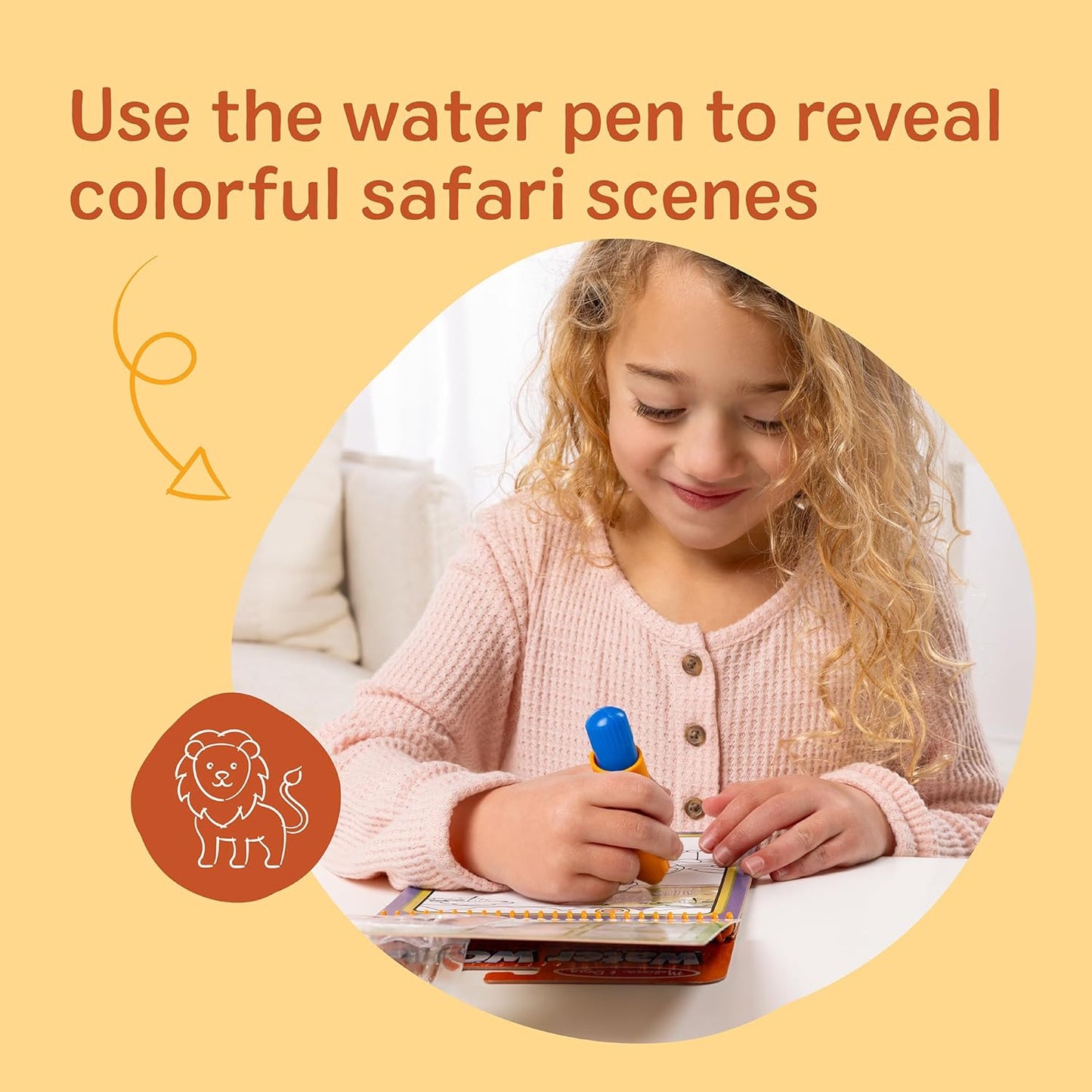 Melissa & Doug Water Wow! Reusable Activity Pad - Safari Theme - Eco-Friendly & Fun