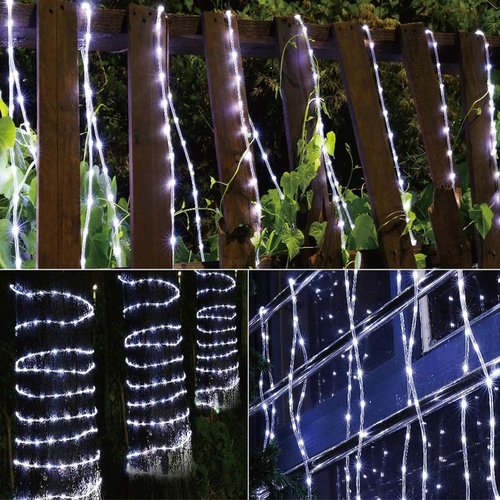 360 LED Rope Lights by [Brand Name] - 50ft Waterproof Flexible Tube Lights with 8 Modes for Outdoor & Indoor Decor