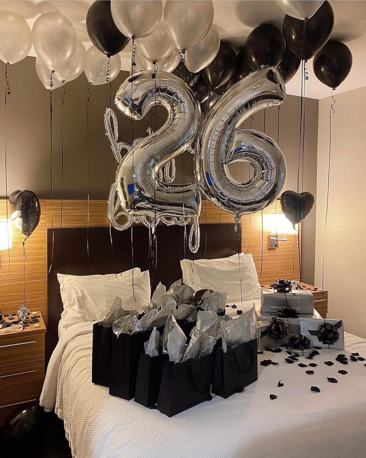 Silver Number 6 Balloon - 40 Inch Birthday Decoration for 6th Birthday Parties | Premium Party Supplies