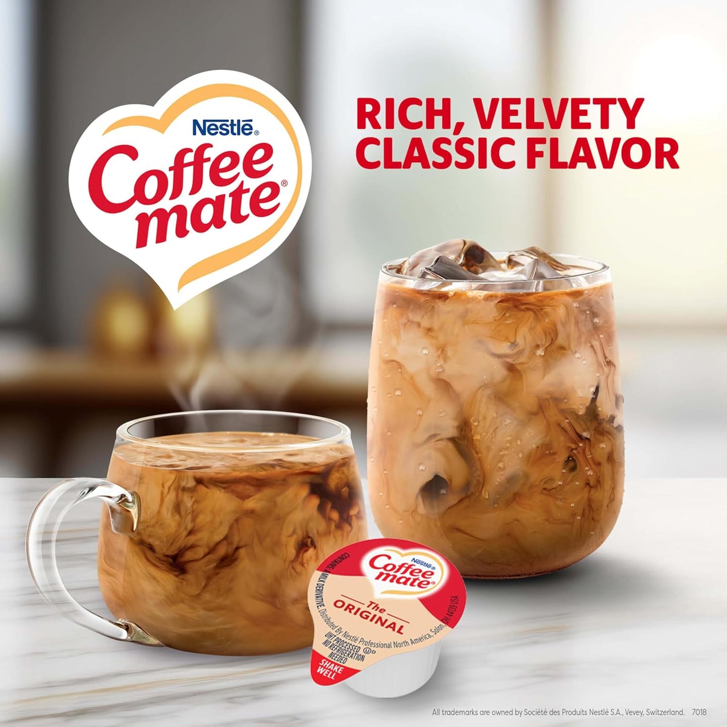 Nestle Coffee Mate Coffee Creamer - Original Liquid Creamer Singles | Non-Dairy, No Refrigeration, 0.375 fl oz (360 Tubs)