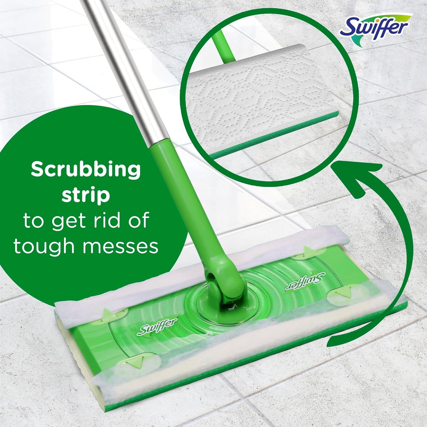 Swiffer | Wet Mop Pads Refill - All-Purpose Floor Cleaner for Dirt & Dust | Lavender, 24ct