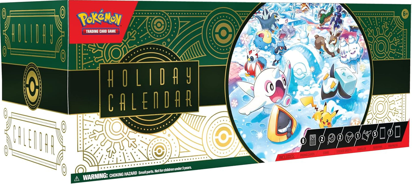 Pokemon TCG Holiday 2024 Calendar - Exclusive Collectible Cards & Festive Surprises