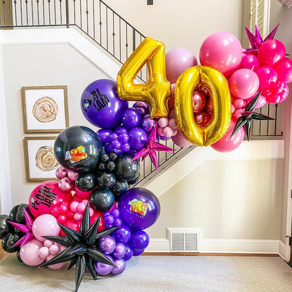Voircoloria Dark Purple Balloons - 12-Inch Deep Purple Latex Party Balloons | 66-Pack for Events & Celebrations
