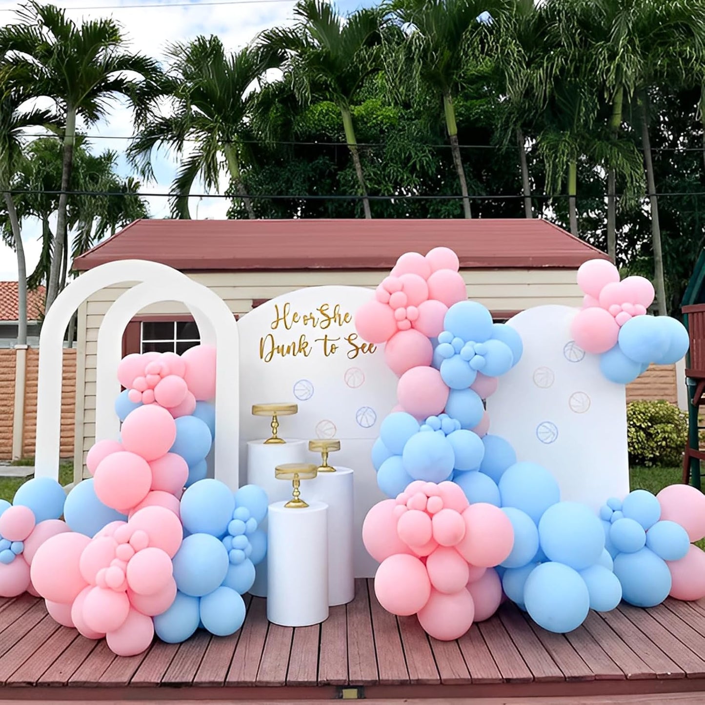 Voircoloria Light Pink Balloons - 66 Pack 12 Inch Pastel Latex Balloons for Birthday, Baby Shower & Weddings
