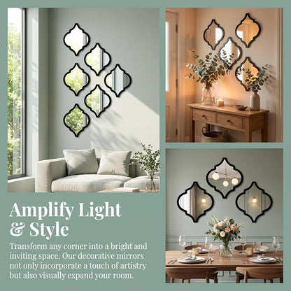 Large Decorative Round Mirror for Wall Decor
