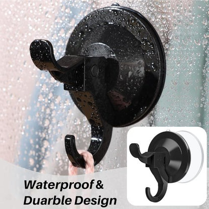 Heavy Duty Suction Cup Hooks by [Brand Name] - 5 Pack Removable Wreath Holders for Doors & Windows | Holds Up to 11 Lbs
