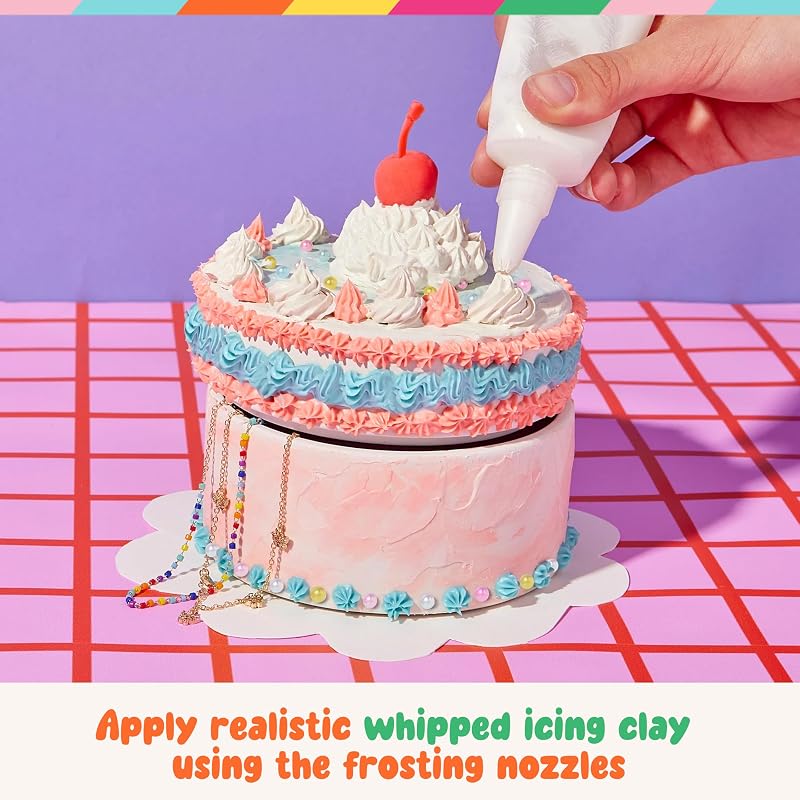 Cake-Inspired Jewelry Box Craft Kit for Ages 8+