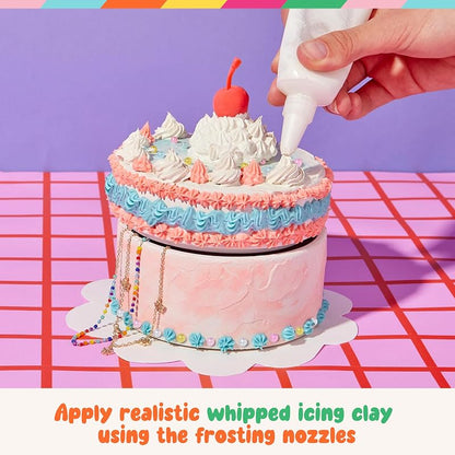 Cake-Inspired Jewelry Box Craft Kit for Ages 8+