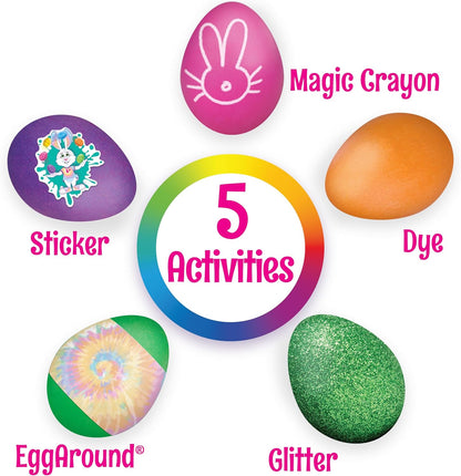 PAAS Easter Egg Decorating Bundle - Deluxe & Neon Kits with Food Safe Dye | 3 Piece Set for Family Fun
