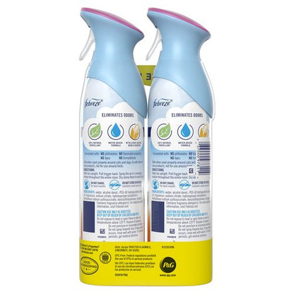 Febreze Air Mist Air Freshener Spray, Odor-Fighting Room Spray, Air Fresheners for Home and Bathroom and Kitchen, Aerosol Can, Gain Island Fresh Scent, 8.8oz, (Pack of 2)