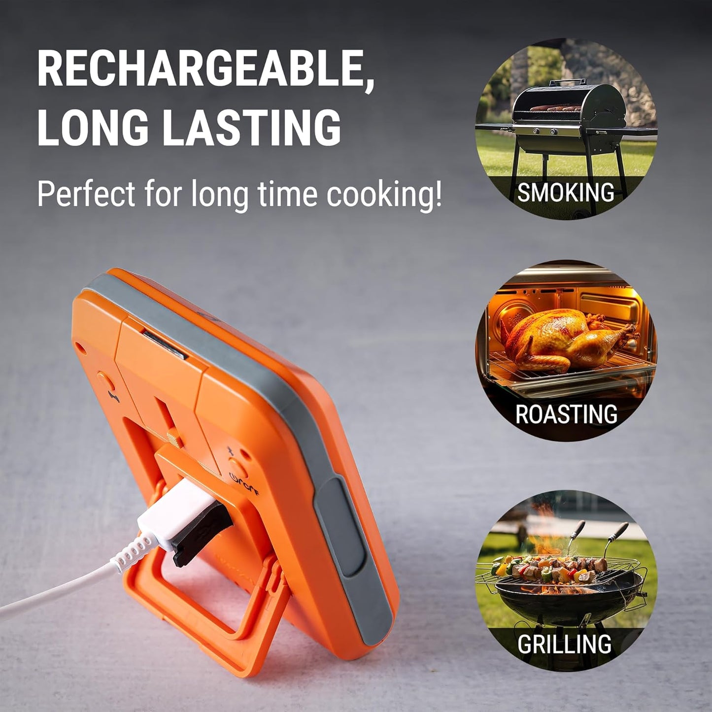 ThermoPro Wireless Meat Thermometer - 650 ft Range, Bluetooth, 2 Probes for Grilling & Smoking