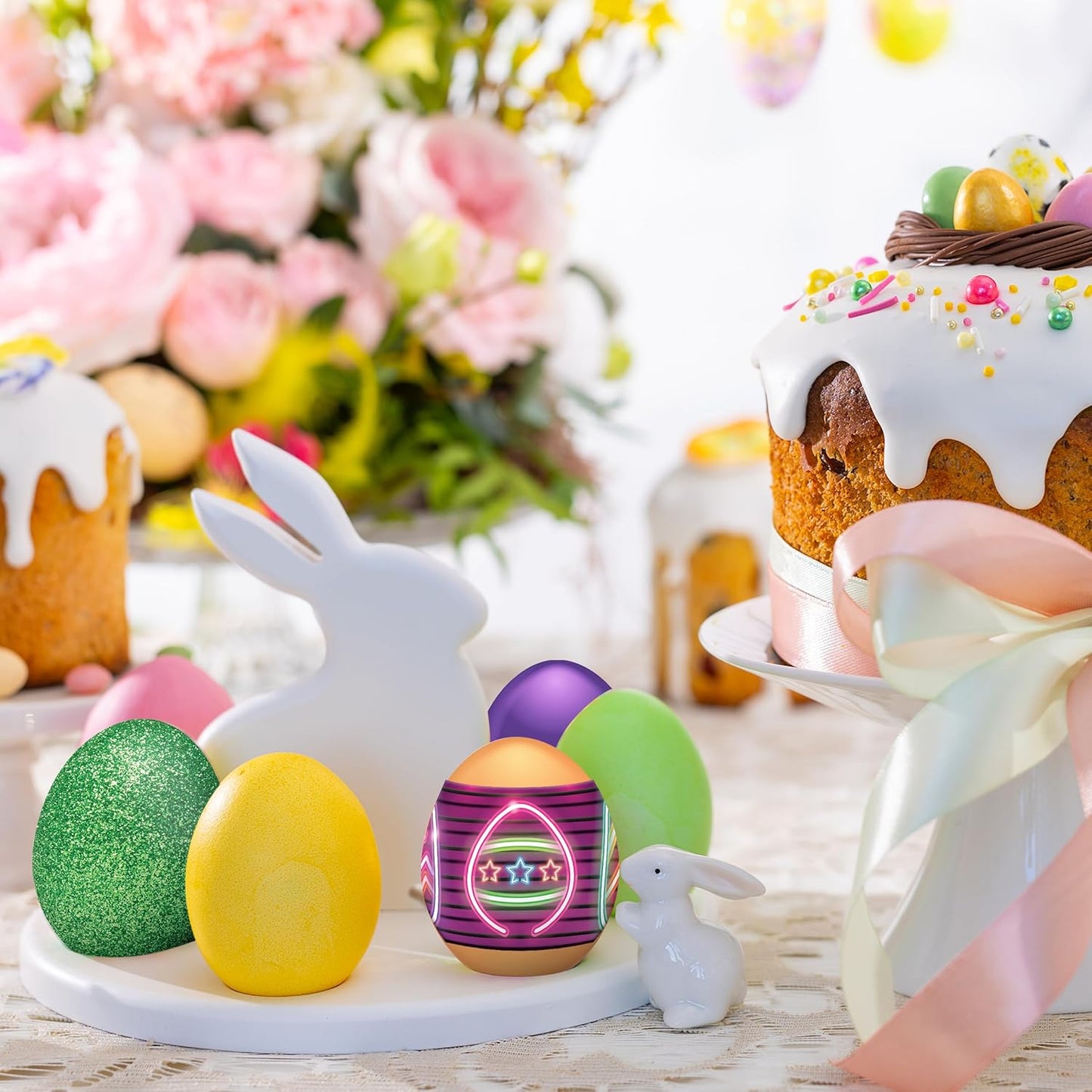 PAAS Easter Egg Decorating Bundle - Deluxe & Neon Kits with Food Safe Dye | 3 Piece Set for Family Fun