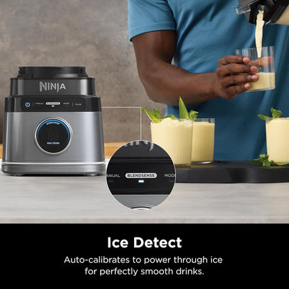 Ninja Blender - 1800 Watt Full Size Pitcher for Smoothies, Shakes & Frozen Drinks | 72 oz | Black