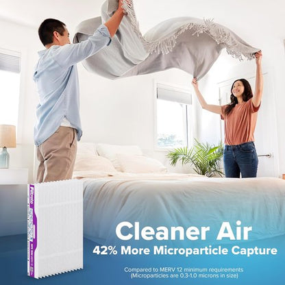 Filtrete Refillable Air Filter - MPR 1550, MERV 12, Allergen & Virus Protection | 16x25x4, 2 Pack