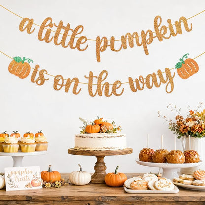 This Little Pumpkin Banner - Variation of THIS Listing Banner1 for Pumpkin Baby Shower & Gender Reveal