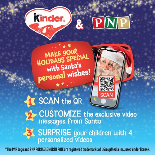 kinder advent Calendar, 182g (Brown)