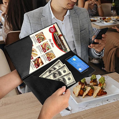 30 Pcs Server Books, Check Presenters for Restaurants, PVC Server Books for Waitress Guest Check Holder