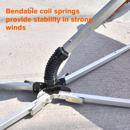 Roll Up Sign Stand - Portable & Durable Traffic Safety Display Holder | Easy Setup for Outdoor Use