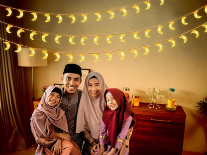 OLEEK Ramadan Lights - 20 ft LED Decorations for Home | Perfect Ramadan Gifts for Kids