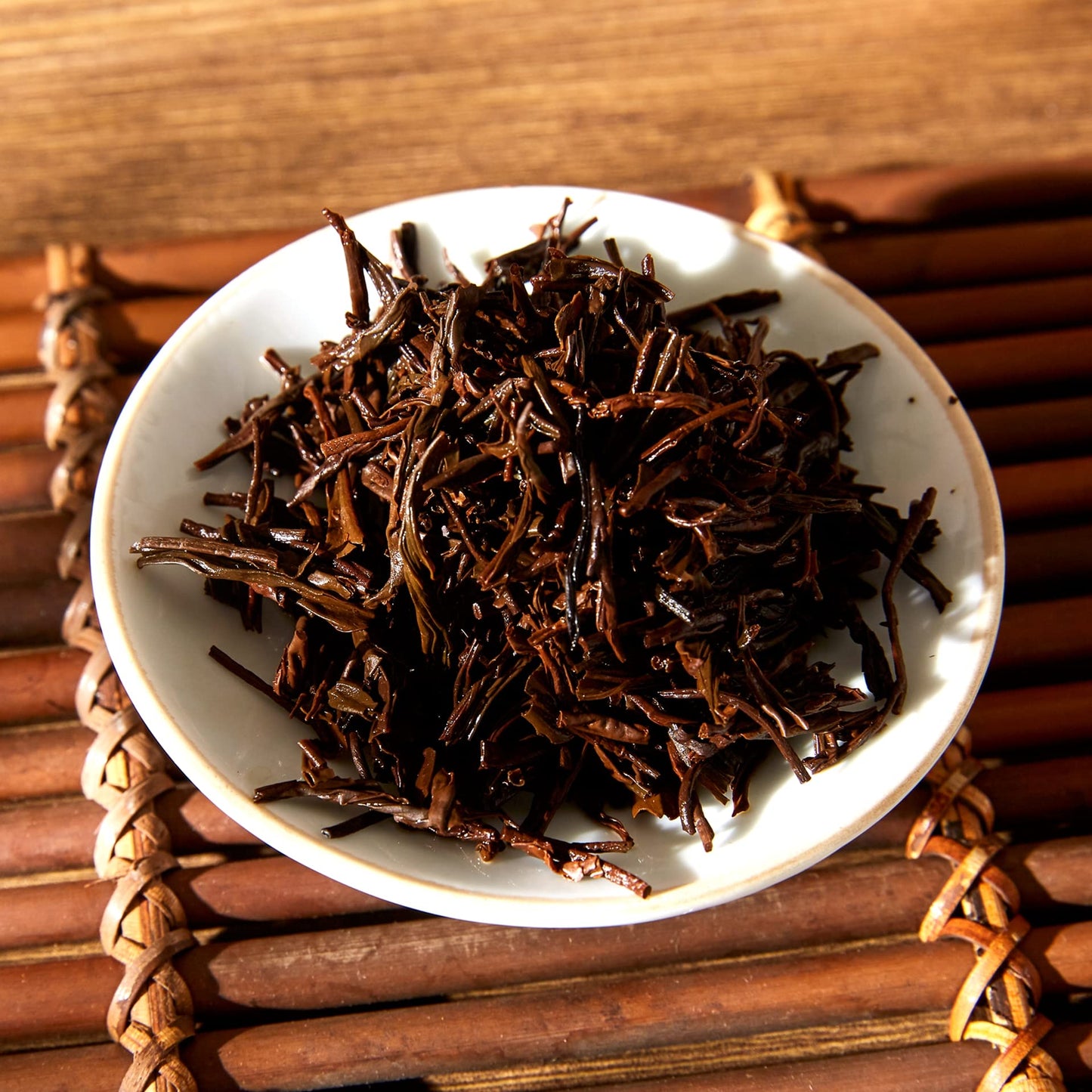 ChaWuWarmSun [B] Lapsang Souchong Black Tea,No Smokey Taste,3.5oz/100g,Loose Leaf Tea,Chinese KongFu Cha