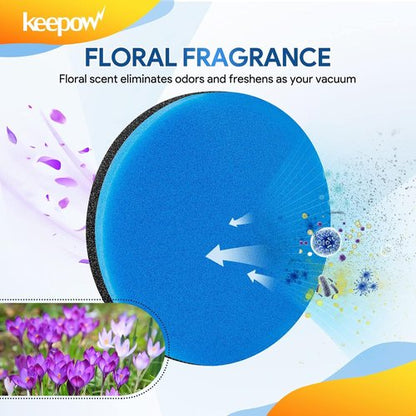 KEEPOW Febreze Vacuum Filter - Compatible with Bissell Cleanview & PowerGlide Pet Vacuums | 3 Pack
